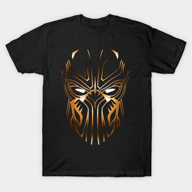 GOLDEN JAGUAR: ERIK KILLMONGER T-Shirt by Jokerisback